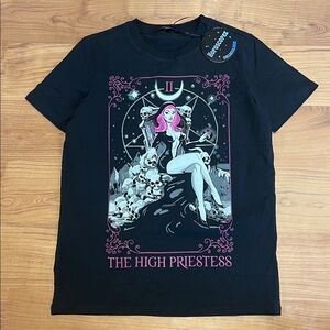Dolls kill high priestess tarot XS Black t shirt NwT runs big widow horoscopez